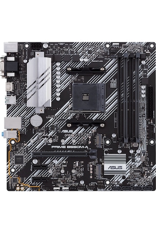 Asus Prime B550M-A AMD B550 4800 MHz (OC) DDR4 Soket AM4 mATX Anakart
