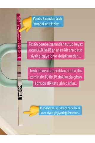Innovita Ovulasyon Testi 30'lu + Gebelik Testi 3'lü