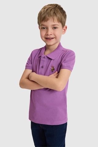 U.s. Polo Assn. Erkek Çocuk Menekşe Tişört Basic 50325608-vr037 Menekse