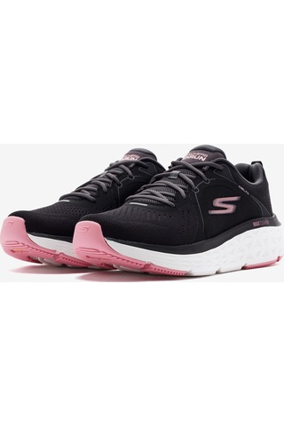 Skechers Max Cushioning Delta - Smooth Stride Kadın Siyah Koşu Ayakkabısı 129132 Bkpk Siyah
