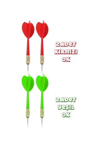 12 İnç Çift Taraflı Dart Tahtası Seti 6 Çelik Oklu Dart Hedef Tahtası Oyunu Takımı Dart Seti 518