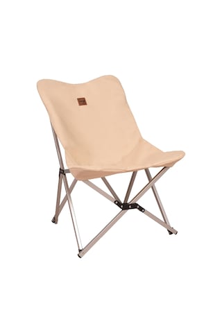 Box&box Alüminyum Katlanabilir Kamp Sandalyesi, Piknik Sandalyesi, Taşıma Çantalı, Kumaş, Krem