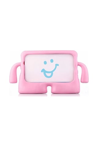 Caseonn Samsung Galaxy Uyumlu Tab S7 Fe / Tab S9 Fe Plus Kılıf Tutma Kollu Silikon Açık Pembe Diğer