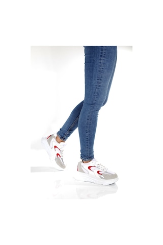 Meyoushoes Spor Yüksek Taban Yürüyüşayakkabısı Beyaz 37