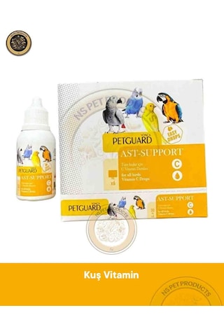 Petguard Kuş Vitamin Ast-support 30 Ml