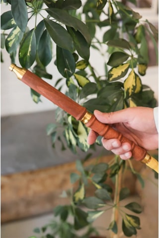 Alfeshisha Ottoman Ahşap Gold Nargile