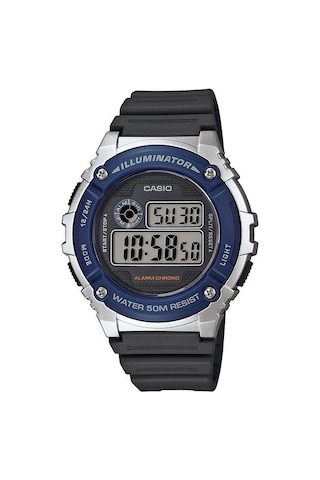 Casio W-216h Ae-1200 Ae-1300 Orijinal Siyah Renk Silikon Saat Kordonu Kayışı