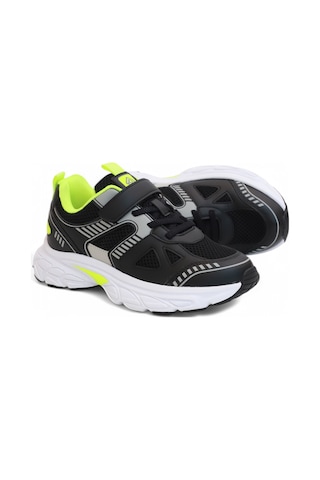 Kidessa 2129-pepino Anatomik Tabanlı Ultra Hafif Unisex Çocuk Günlük Yürüyüş&koşu Ayakkabısı Siyah-Sarı