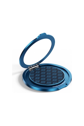Benks L56 Magnetik 360 Derece Dönebilen Armorpop Kevlar Tasarımlı Parmak Ring Stand Mavi