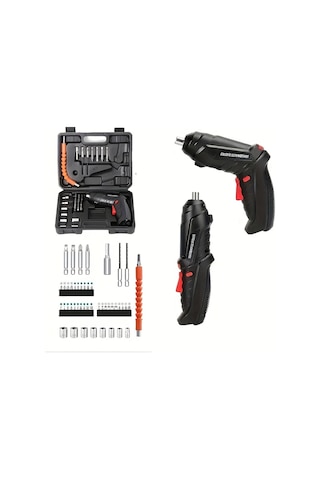 Tcherchi MQ56548 Elektrikli Şarjlı Çok Fonksiyonlu Tornavida Seti 48 Parça