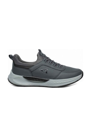 Acropol 137-26 Deri Anatomik Erkek Sneaker Füme Siyah Füme