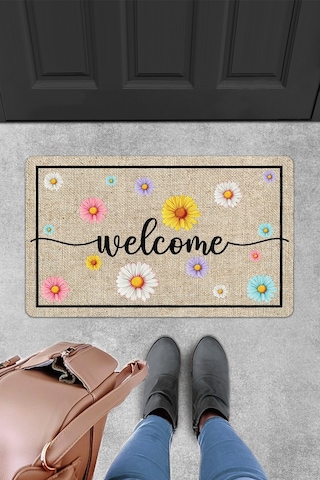 Evaşk Kapı Önü Paspası Vinil Kaymaz Tabanlı 45 X 70 Evaşkdm12109