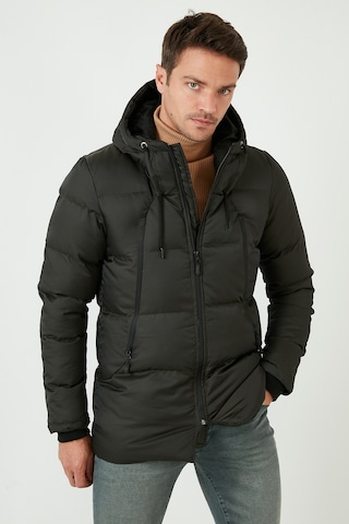 Buratti Kapüşonlu Suya Ve Rüzgara Dayanıklı Soğuk Geçirmez Slim Fit Erkek Mont 5717101 Haki