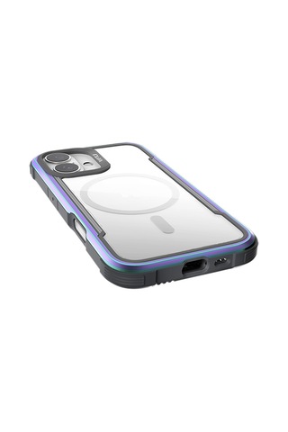 Apple Uyumlu iPhone 16 Kılıf Magsafe Şarj Özellikli Airbagli Raptic Shield Serisi Şeffaf Arka Yüzey Kapak Renkli