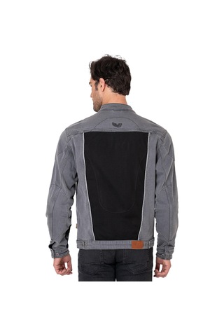 Thebikerjeans Silver Ice Korumalı File Motosiklet Kot Montu Erkek