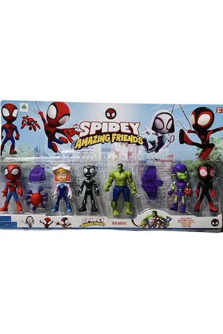Avengers Spidey 6'lı Figür Oyuncak Spidey ve Harika Dostları