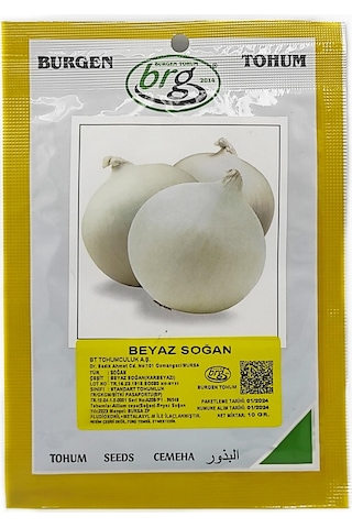 Bt Beyaz Soğan Tohumu 10 Gr Karbeyazı