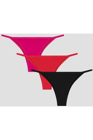 Love Tones 3lü Brazilian Külot Çok Renkli