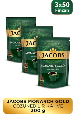 Jacobs Monarch Gold Granül Kahve 3 x 100 G