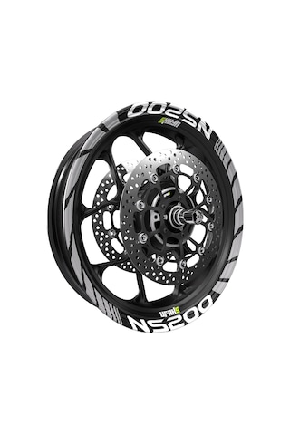 Bajaj Pulsar Ns 200 Jant Şeridi Gri