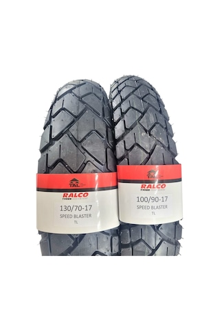 130/70-17 Ve 100/90-17 Takım Tl Tubeless - Dubleks Motosiklet Lastiği