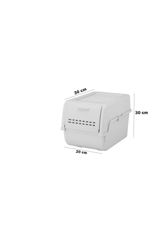 Geseus Motek 8 Lt Organizer 2 Li Çok Amaçlı Kapaklı Saklama Kutusu Beyaz