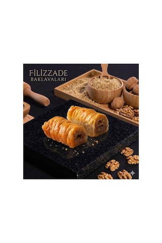 Özel Bol Cevizli Burma Baklava Geleneksel Sunum Tepsisi İle 2.5 - 3 Kg El Açması Lezzet