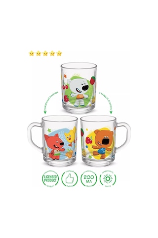 Priority. Çocuk Cam Çay Bardağı Mimiishki 1 Adet 156270104 Kahverengi