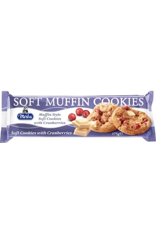 Merba Soft Cranberry Muffin Cookies 175 G