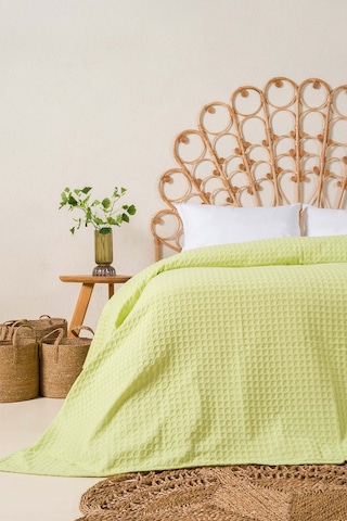 Viva %100 Pamuk Lime Yeşil Pike 200x220 2604 Yeşil