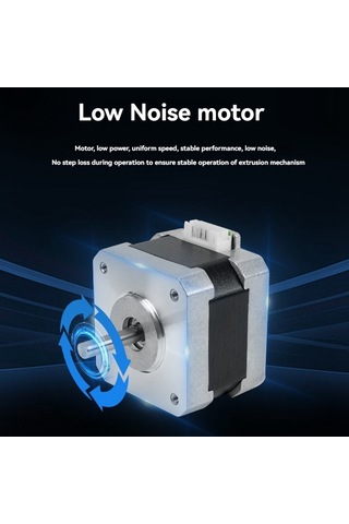 Gatherco Cr-10/ender-3/5 3d Yazıcı Gravür Makinesi İçin Xh-2.54 Kablolu 42 Adım Motoru 34mm Gövde Xyz Eksenli Adım Motoru