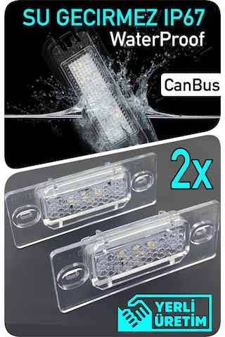 Volkswagen Vw Golf 4 5 Sadece Variant Kombi 1999-2009 Canbus Led Plaka Aydınlatma Ledi Lambası