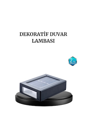6 Led Güneş Enerjili Sensörlü Lamba Akıllı Işık Sensörlü, Enerji Tasarruflu Bahçe Aydınlatma Çok Renkli