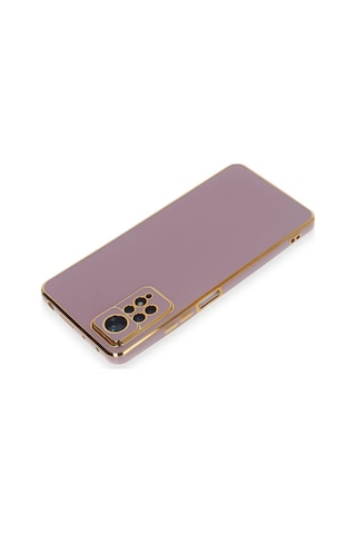 Gld-spt- Newface Xiaomi Redmi Note 12 Pro 4g Kılıf Volet Silikon - Mor