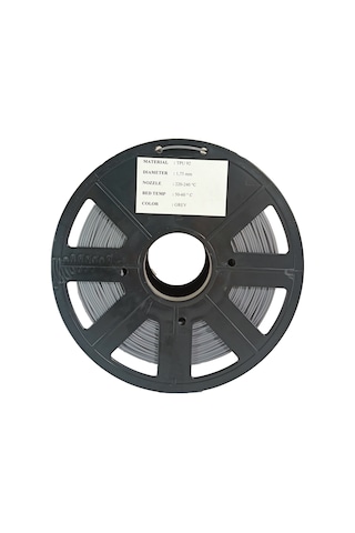 TPU FLEX ESNEK FİLAMENT 92A STANDART SERTLİK - GRİ