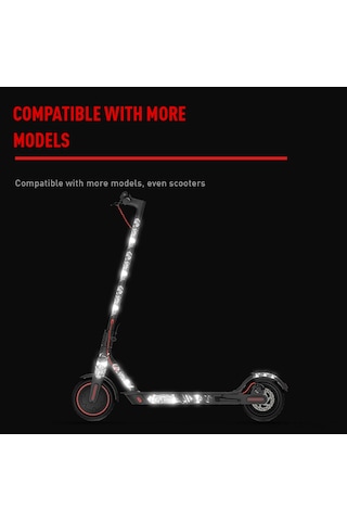 Neevoyu Yansımalı Bisiklet Çerçeve Koruyucu - Çizilmeye Dayanıklı, Gece Güvenliği Sağlayan 112 Karakter