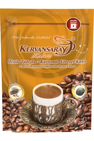 Kervansaray Menengiçli & Kakuleli Türk Kahveli Karışım 200 G
