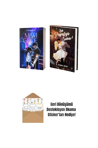 Mavi Gece + Bir Papatya Şarkısı 2 Ciltli + Okuma Sticker'ları