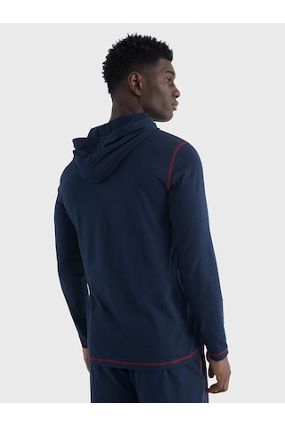 Tommy Hilfiger Tommy Hılfıger Kapşonlu Sweatshirt 09t4147-410 Lacivert