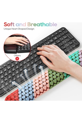 Bilgisayar Klavyesi İçin Bilek Desteği, Ergonomik Fare Bilek Desteği