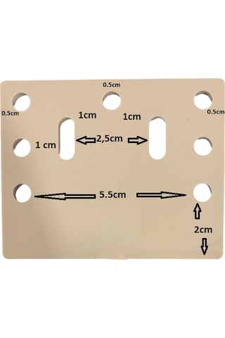 Sürgülü Gardırop Alt Teker Plastik Ray Yükseltici 2'li