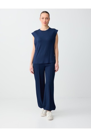 Jimmy Key Jimmy Key Lacivert Normal Bel Lastikli Paça Uzun Modal Jogger Pantolon 6sw115629494