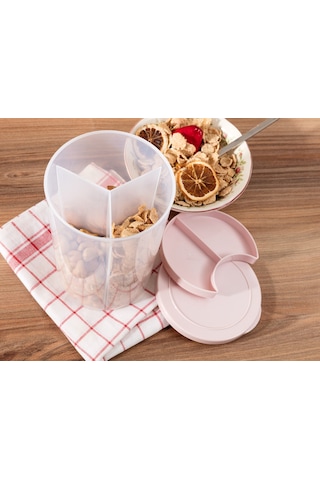 Madame Coco Wesley 3 Bölmeli Erzak Kabı 1ksakl030112,5x13x18cm-soft Pudra