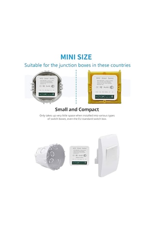 Mini Akıllı Wifi Röle Anahtarı, Dıy Zamanlayıcı Işık Anahtarı Modülü