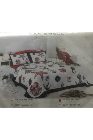 Sea Sheel Tek Kişilik Yatak Örtüsü