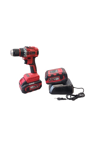 Fk Friko 21v 2.0ah Kömürsüz Motor Şarjlı Matkap Vidalama 2 Bataryalı Çantalı Set
