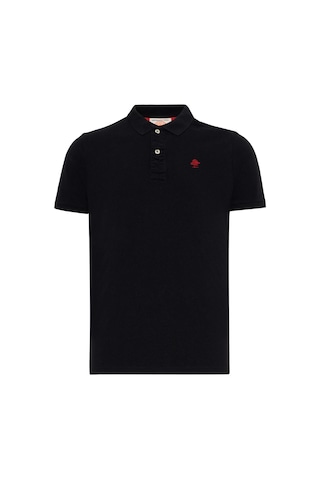 Routefield Partisan Erkek Polo Tişört Siyah