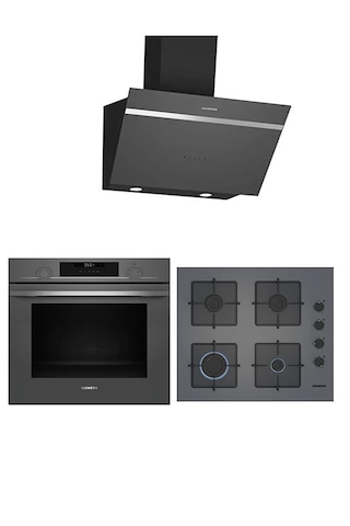 Siemens HU717ABN0T - EO6C8PP300 - LC66KPJ70T Ankastre Set