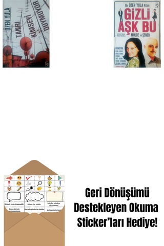 Tanrı Kimseyi Duymuyor + Gizli Aşk Bu + Okuma Sticker'ları