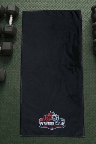 Sports Dijital Baskılı 50x100 Cm Spor Havlusu Sport5 Siyah
